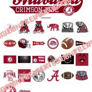 26 Alabama-Inspired Football Practice Designs | Standard & Premium Bundles