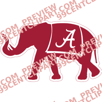 Alabama-Inspired Football Practice Design 04 | SVG, DXF & PNG