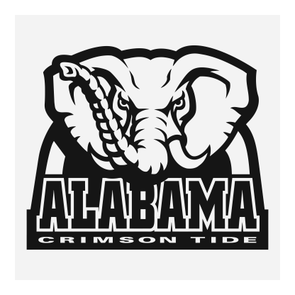Alabama-Inspired Football Practice Design 05 | SVG, DXF & PNG