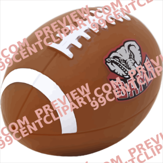 Alabama-Inspired Football Practice Design 11 | SVG, DXF & PNG