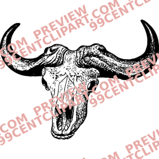 Animal Skulls Design 05 | SVG, DXF & PNG