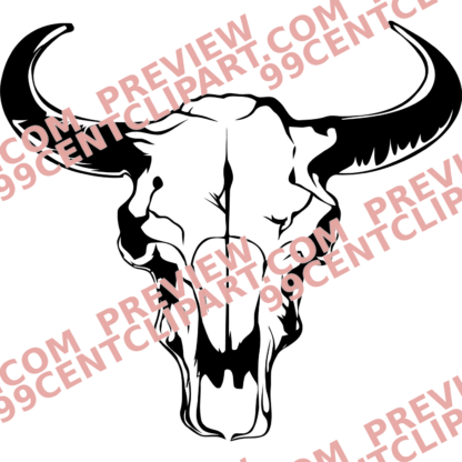 Animal Skulls Design 06 | SVG, DXF & PNG