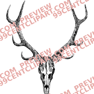 Animal Skulls Design 09 | SVG, DXF & PNG