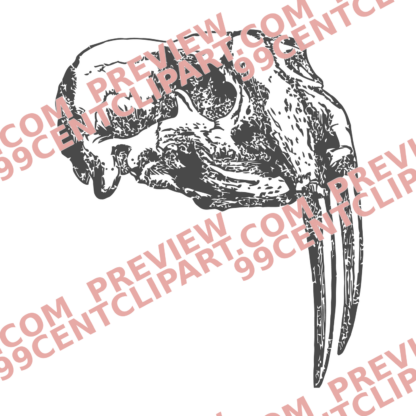Animal Skulls Design 19 | SVG, DXF & PNG