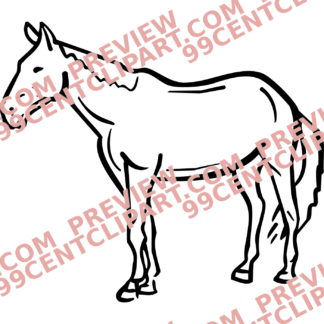 Animal Stencils Design 08 | SVG, DXF & PNG