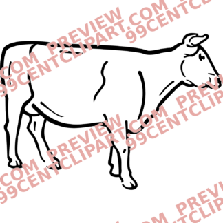 Animal Stencils Design 16 | SVG, DXF & PNG