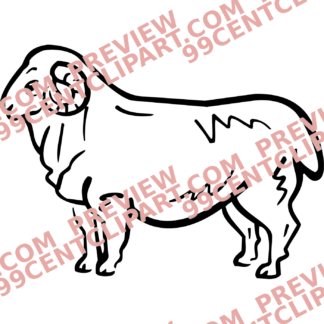 Animal Stencils Design 20 | SVG, DXF & PNG