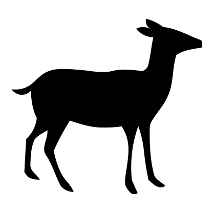 Deer & Elk Silhouettes Design 24 | SVG, DXF & PNG