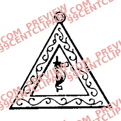 Eastern Star Practice Design 21 | SVG, DXF & PNG