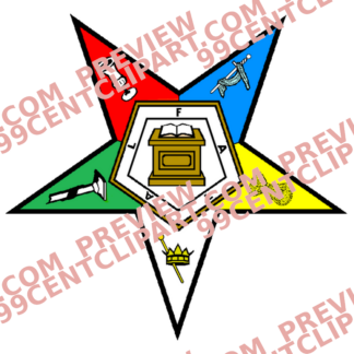 Eastern Star Practice Design 30 | SVG, DXF & PNG