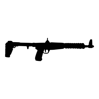 Gun Silhouettes Design 10 | SVG, DXF & PNG