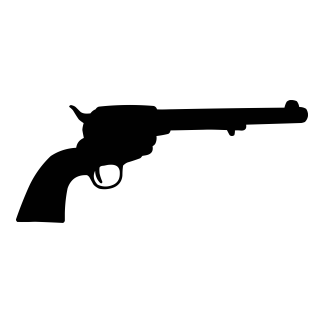 Gun Silhouettes Design 18 | SVG, DXF & PNG