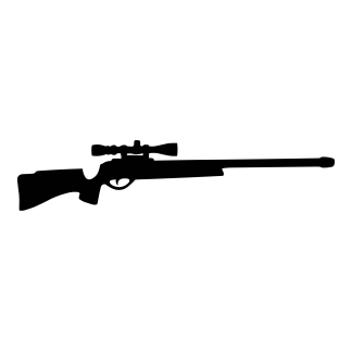 Gun Silhouettes Design 20 | SVG, DXF & PNG