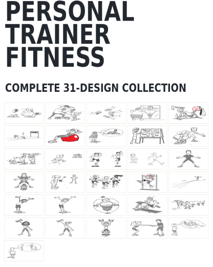 31 Personal Trainer Fitness Designs | Standard & Premium Bundles