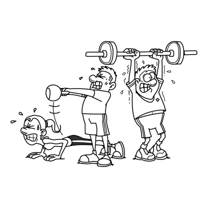 Personal Trainer Fitness Design 11 | SVG, DXF & PNG