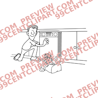 Plumber Home Services Design 05 | SVG, DXF & PNG