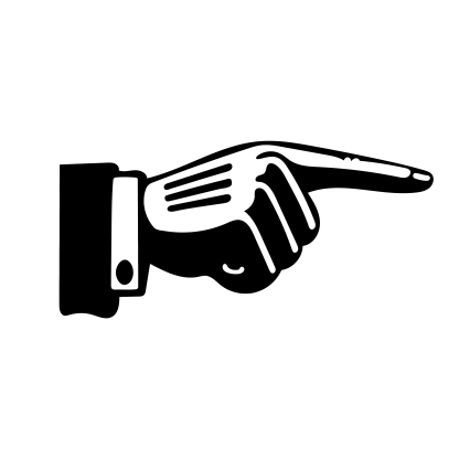 Vintage Pointing Hands Design 19 | SVG, DXF & PNG
