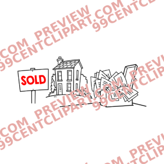 Real Estate Marketing Design 31 | SVG, DXF & PNG