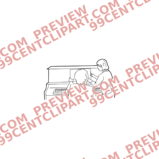 Sketch Online Learning Characters Design 08 | SVG, DXF & PNG