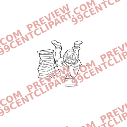 Sketch Online Learning Characters Design 14 | SVG, DXF & PNG