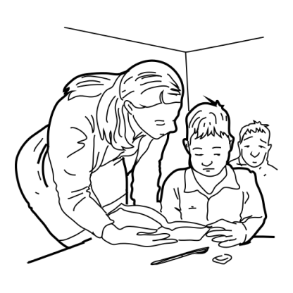 Sketch Online Learning Characters Design 19 | SVG, DXF & PNG
