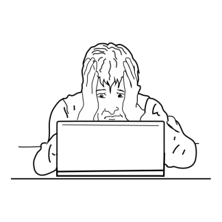 Sketch Businessmen With Technology Design 20 | SVG, DXF & PNG