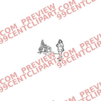 Sketch Outdoor Adventure Characters Design 06 | SVG, DXF & PNG