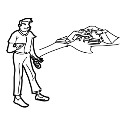 Sketch Outdoor Adventure Characters Design 08 | SVG, DXF & PNG