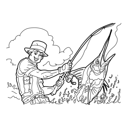 Sketch Outdoor Adventure Characters Design 13 | SVG, DXF & PNG