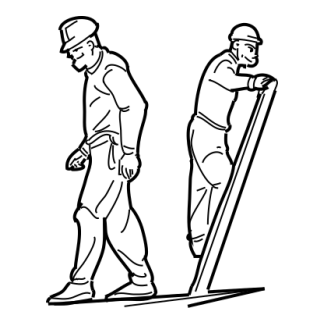 Sketch Construction Trades Characters Design 05 | SVG, DXF & PNG