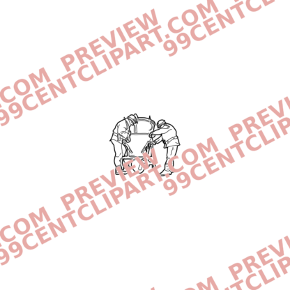 Sketch Construction Trades Characters Design 09 | SVG, DXF & PNG
