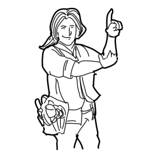 Sketch Construction Trades Characters Design 18 | SVG, DXF & PNG