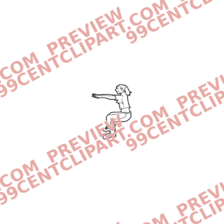 Sketch Fitness Women Characters Design 05 | SVG, DXF & PNG