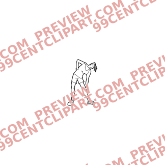 Sketch Fitness Women Characters Design 09 | SVG, DXF & PNG