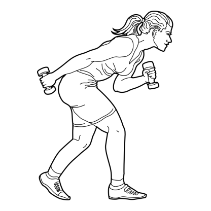Sketch Fitness Women Characters Design 27 | SVG, DXF & PNG