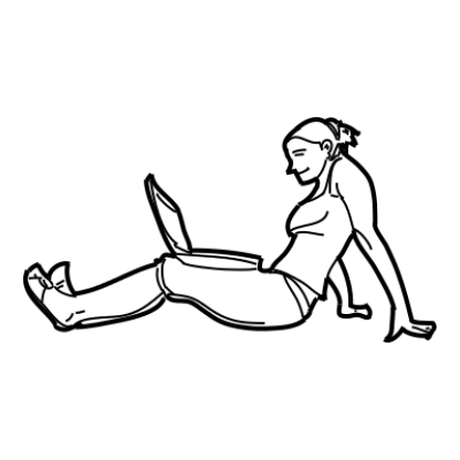 Sketch Businesswomen With Technology Design 14 | SVG, DXF & PNG