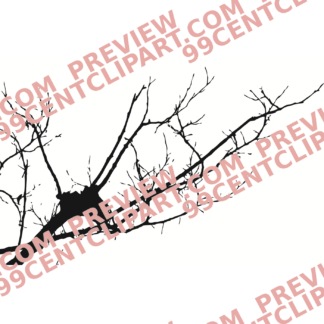 Tree Silhouettes Design 02 | SVG, DXF & PNG