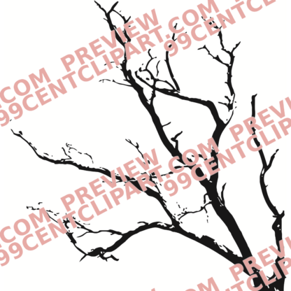 Tree Silhouettes Design 03 | SVG, DXF & PNG