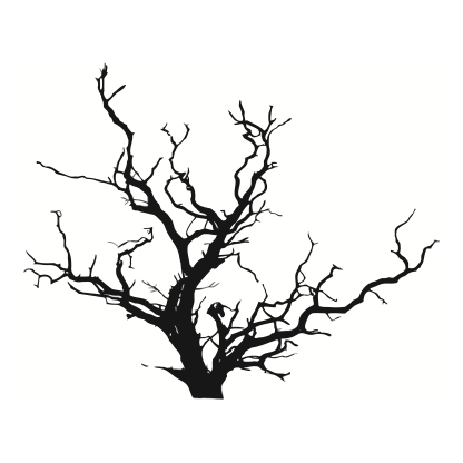 Tree Silhouettes Design 05 | SVG, DXF & PNG