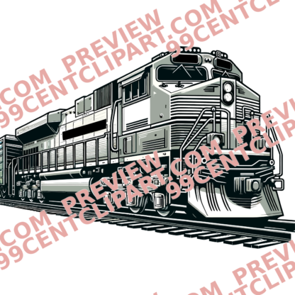Vintage Trains Design 13 | SVG, DXF & PNG