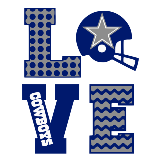 Cowboys-Inspired for Practice Design 01 | SVG, DXF & PNG