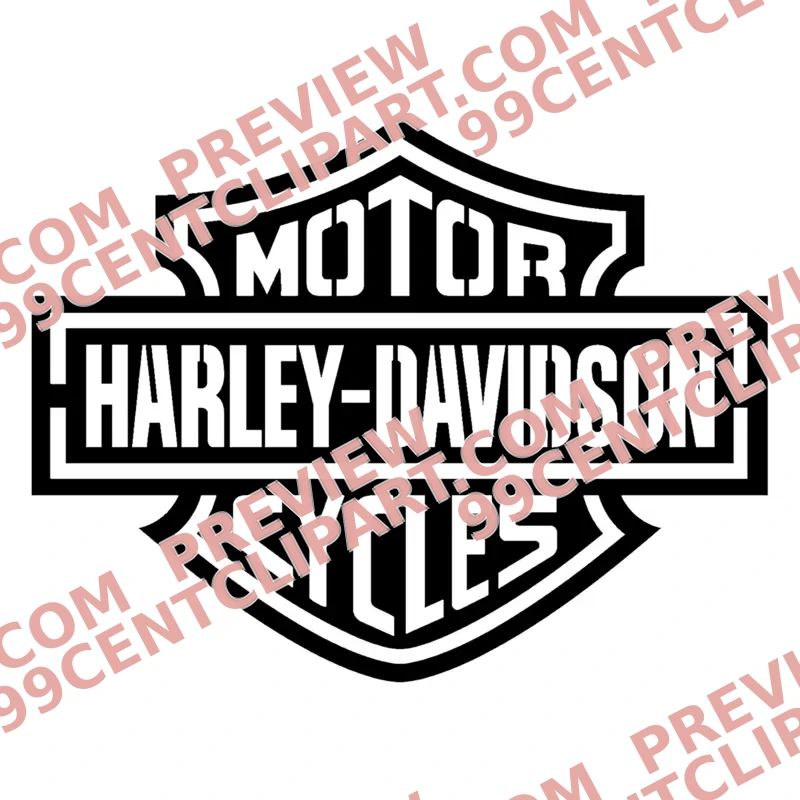 Harley-Davidson-Inspired for Practice Design 05 | SVG, DXF & PNG