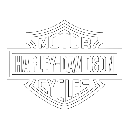 Harley-Davidson-Inspired for Practice Design 22 | SVG, DXF & PNG