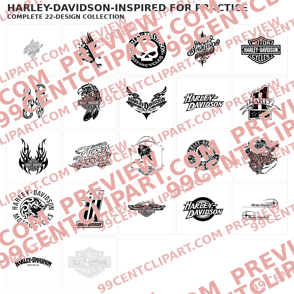Harley-Davidson-Inspired for Practice complete collection