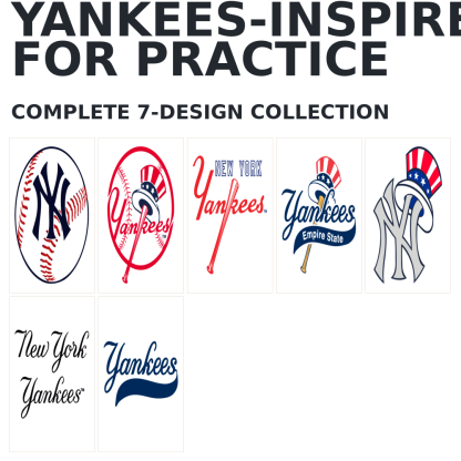 Yankees-Inspired for Practice complete collection